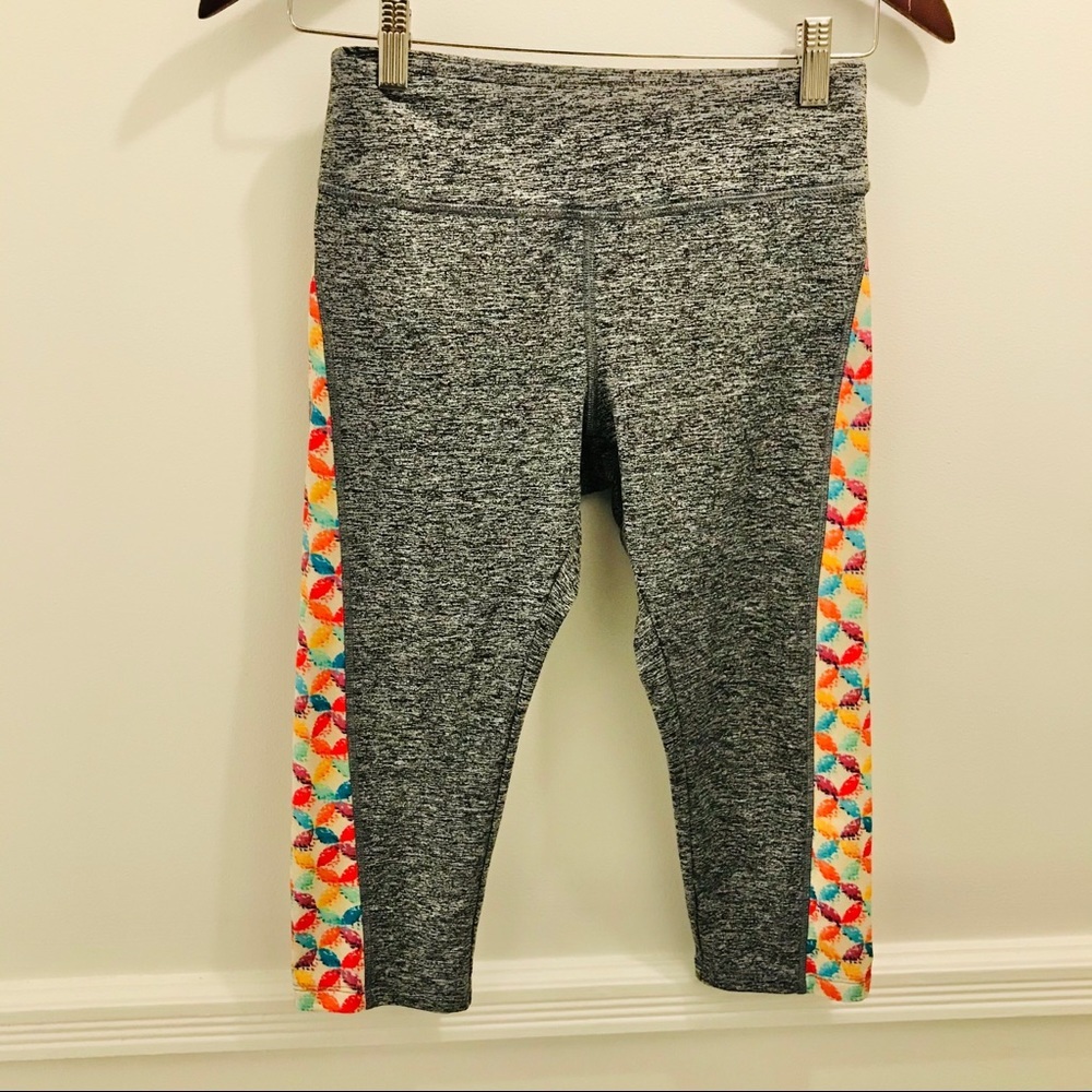Lularoe Jade Athletic Leggings gray small crop